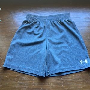 Grey under armour shorts. Boys good condition
